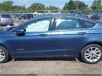 2019 Ford Fusion Hybrid Se Blue vin: 3FA6P0LU1KR167514