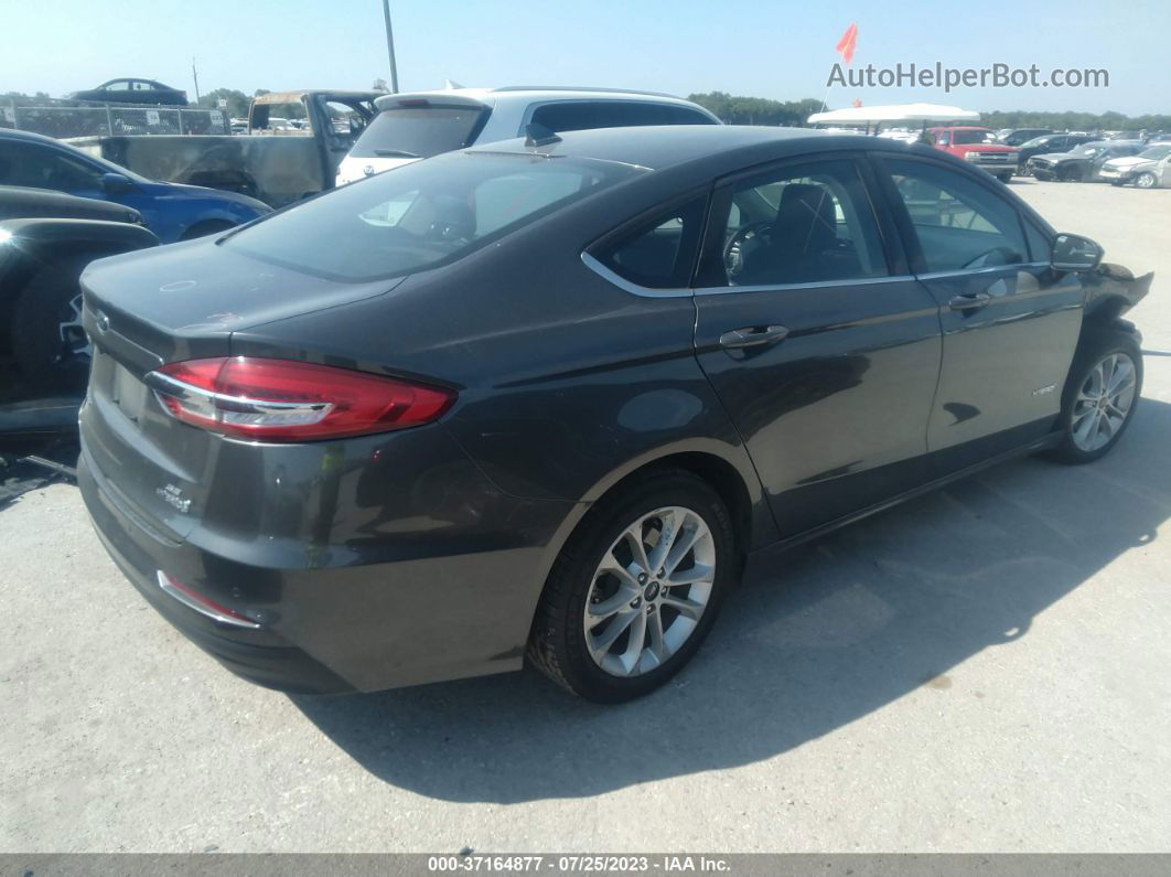 2019 Ford Fusion Hybrid Se Gray vin: 3FA6P0LU1KR177315