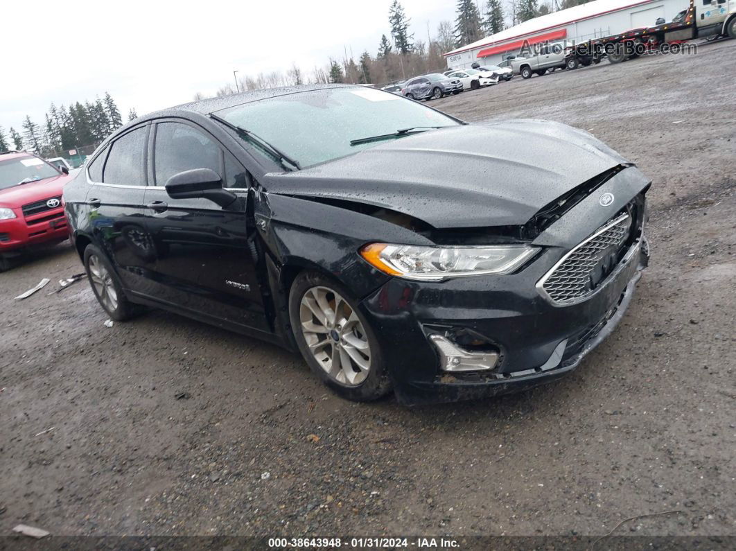 2019 Ford Fusion Hybrid Se Black vin: 3FA6P0LU1KR180666