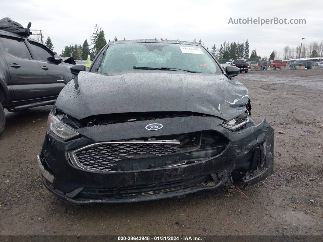 2019 Ford Fusion Hybrid Se Black vin: 3FA6P0LU1KR180666