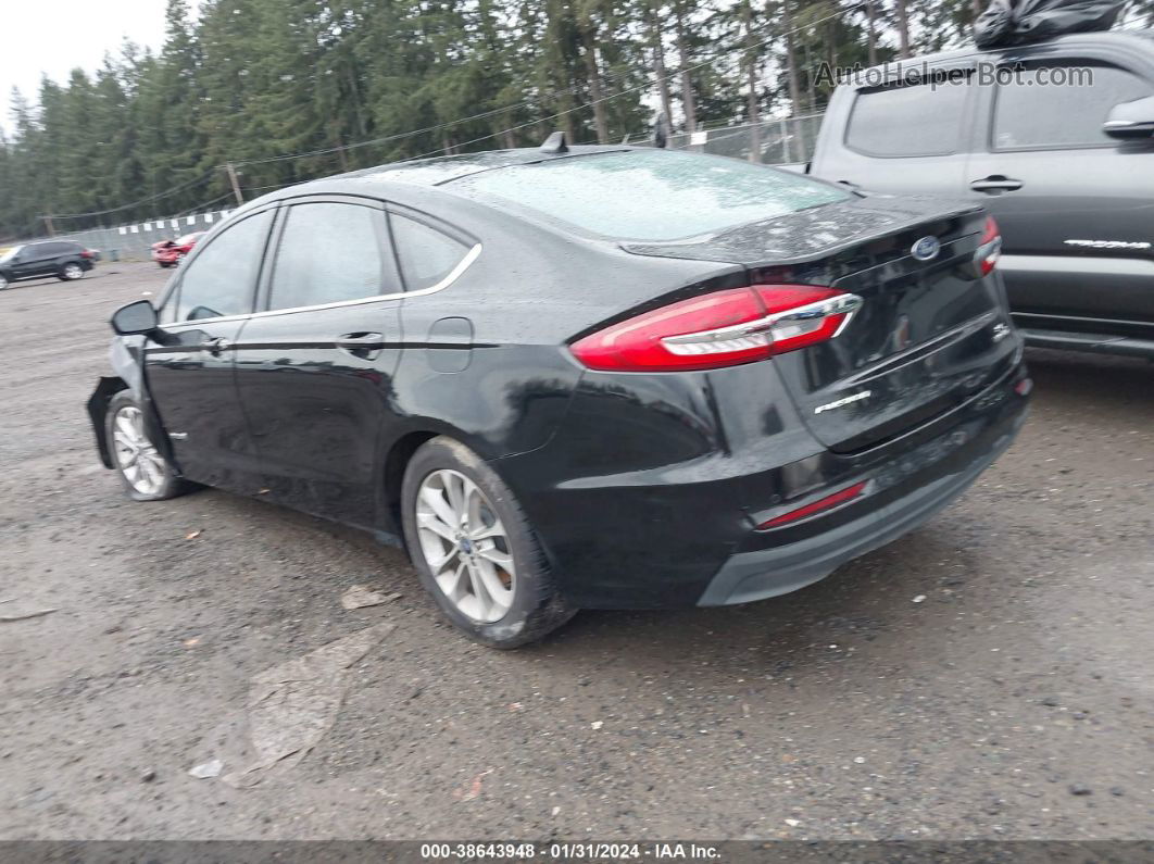 2019 Ford Fusion Hybrid Se Black vin: 3FA6P0LU1KR180666