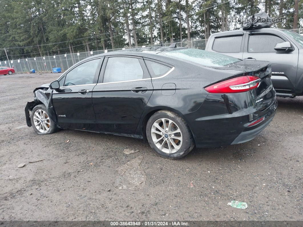 2019 Ford Fusion Hybrid Se Black vin: 3FA6P0LU1KR180666