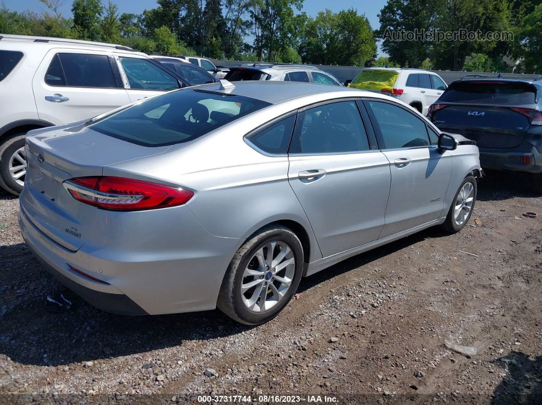 2019 Ford Fusion Hybrid Se Silver vin: 3FA6P0LU1KR196723