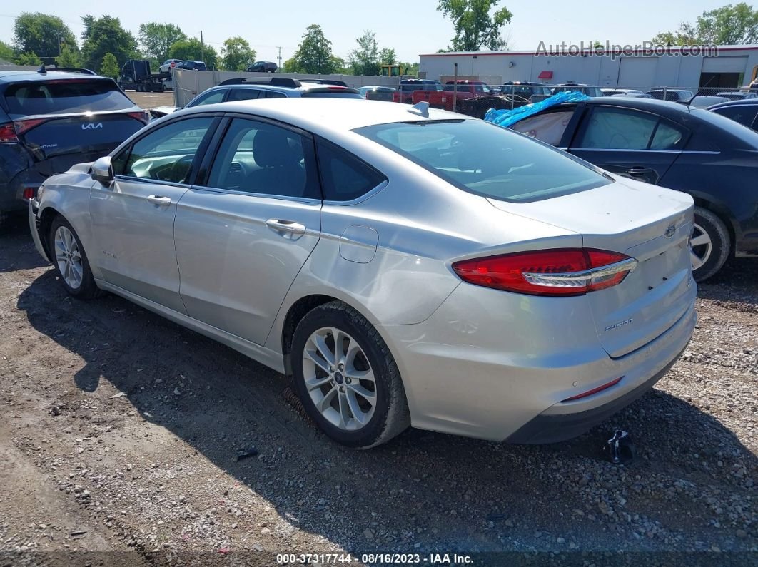 2019 Ford Fusion Hybrid Se Silver vin: 3FA6P0LU1KR196723