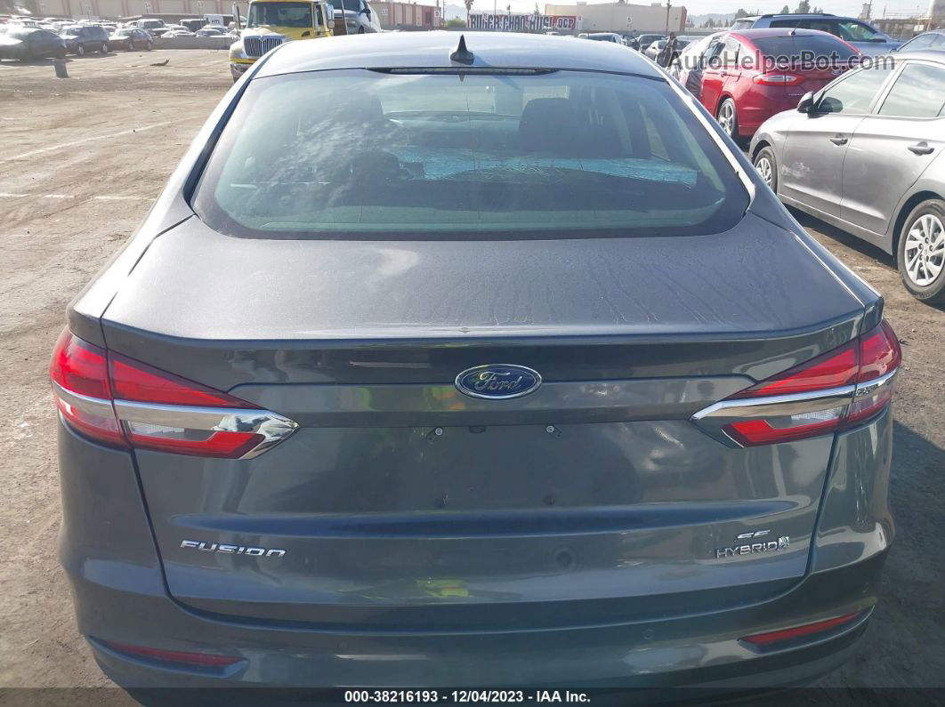 2019 Ford Fusion Hybrid Se Серый vin: 3FA6P0LU1KR200141