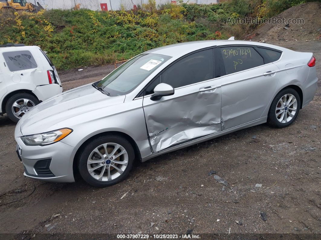 2019 Ford Fusion Hybrid Se Silver vin: 3FA6P0LU1KR242163