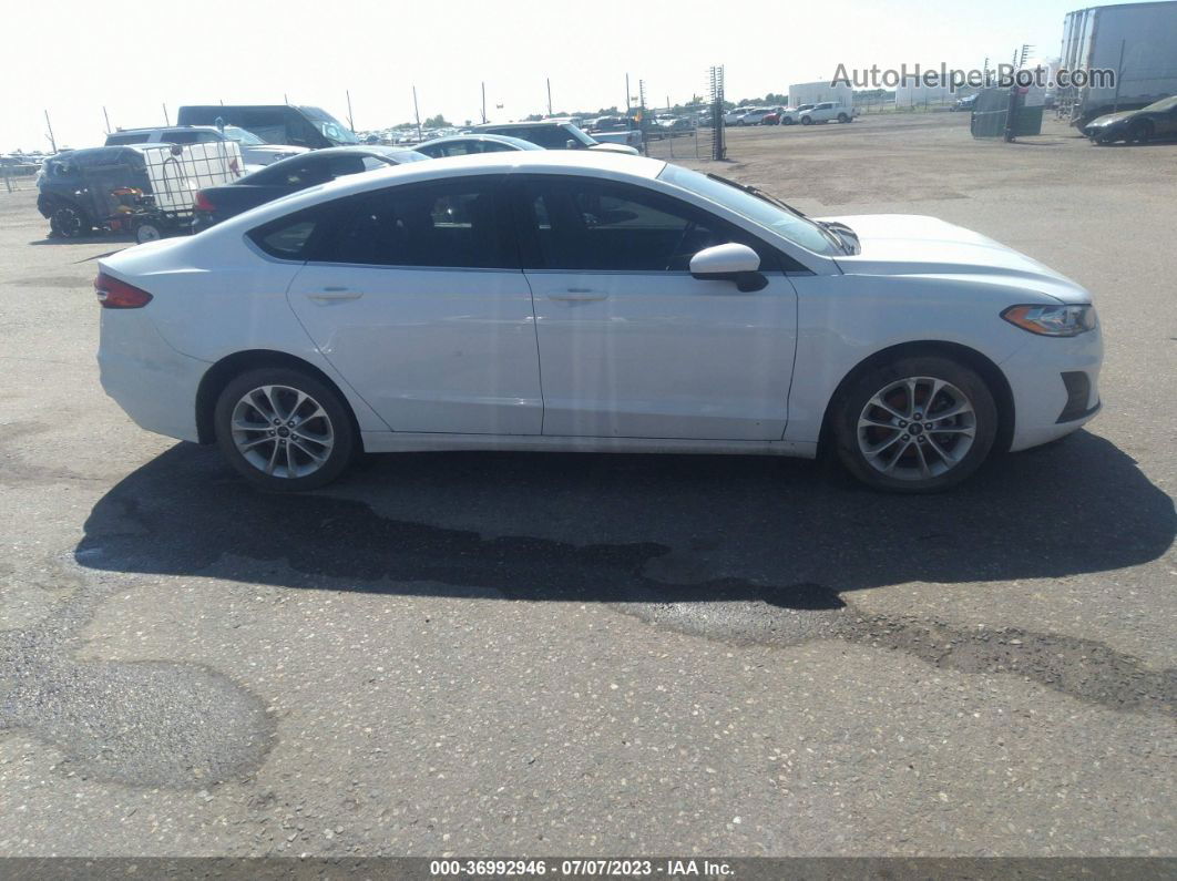 2019 Ford Fusion Hybrid Se White vin: 3FA6P0LU1KR255561