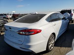 2019 Ford Fusion Se White vin: 3FA6P0LU1KR255561