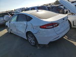 2019 Ford Fusion Se White vin: 3FA6P0LU1KR255561