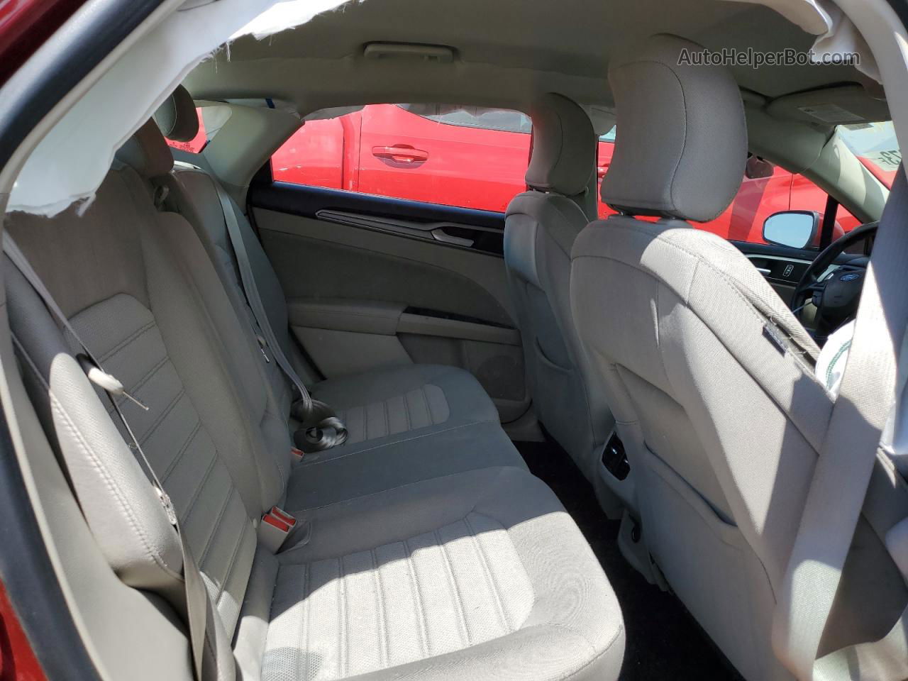 2019 Ford Fusion Se Красный vin: 3FA6P0LU1KR262865