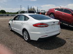 2020 Ford Fusion Se White vin: 3FA6P0LU1LR150987