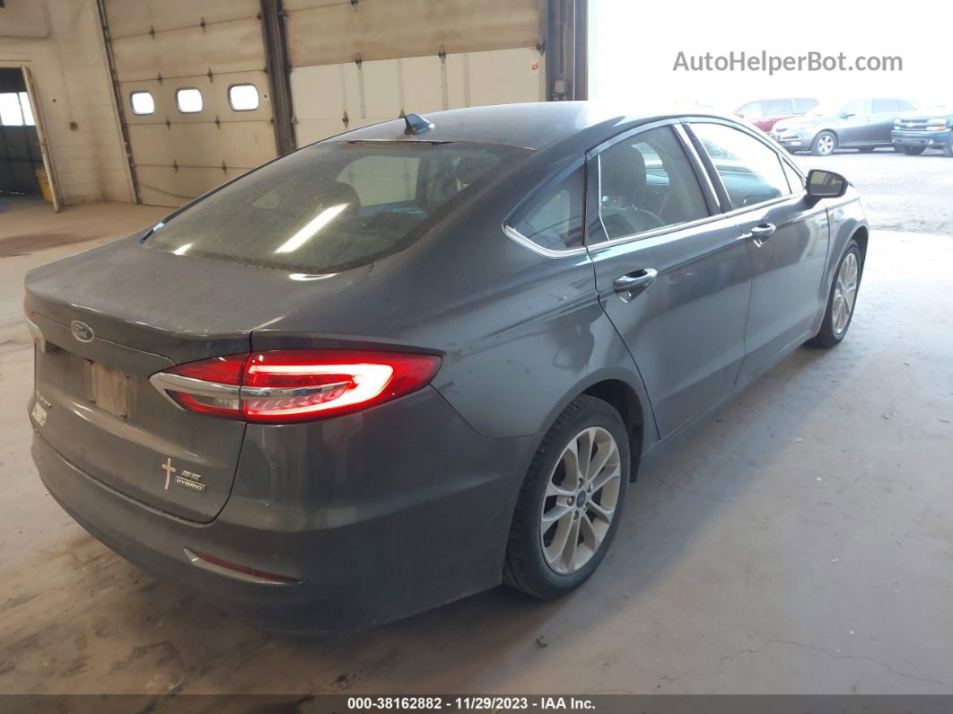 2020 Ford Fusion Hybrid Se Серый vin: 3FA6P0LU1LR225106