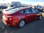 2013 Ford Fusion Se Hybrid Red vin: 3FA6P0LU2DR128742