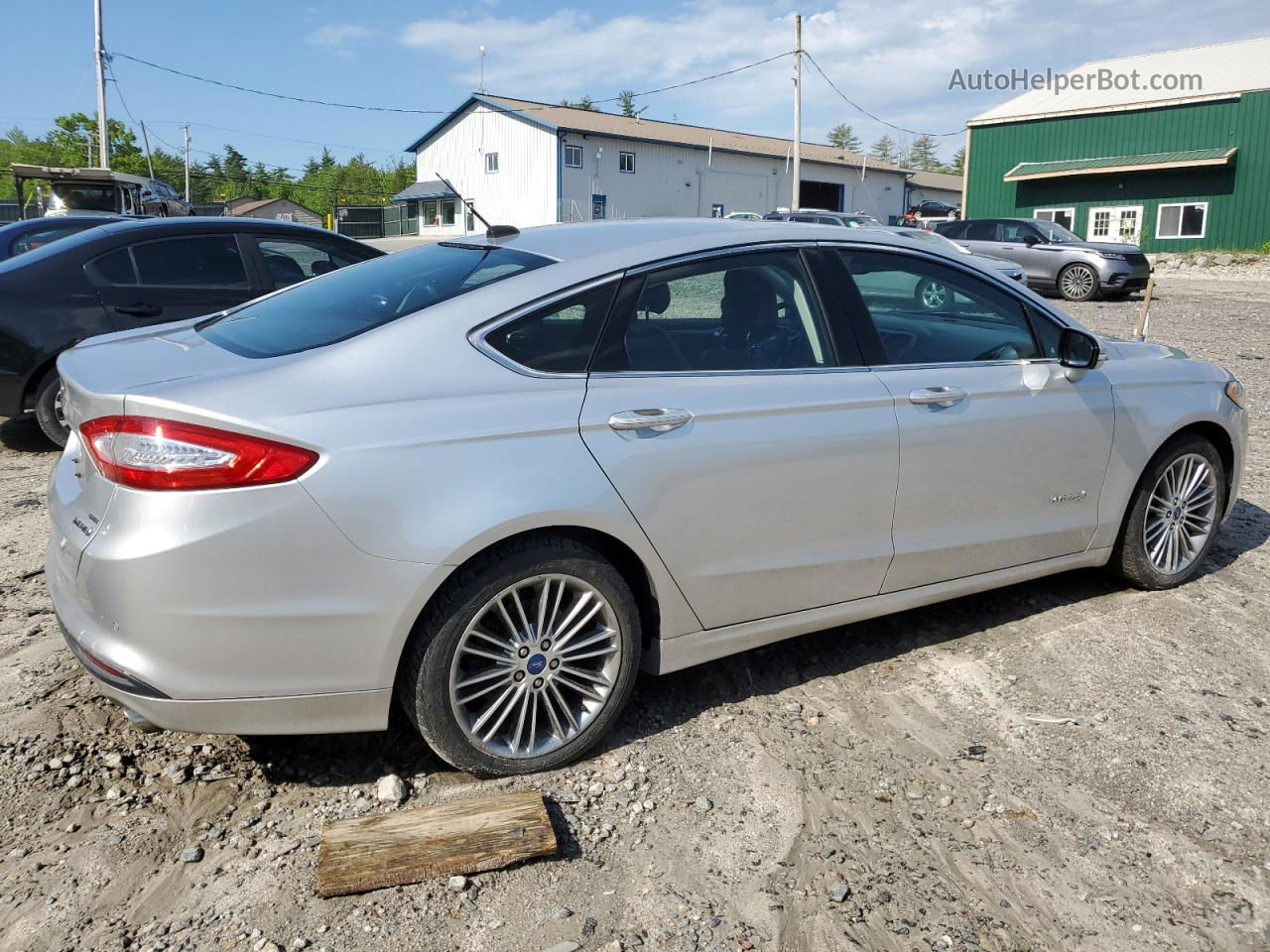 2013 Ford Fusion Se Hybrid Silver vin: 3FA6P0LU2DR166634