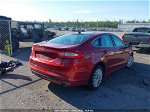 2013 Ford Fusion Se Hybrid Red vin: 3FA6P0LU2DR233118