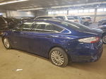 2014 Ford Fusion Se Hybrid Blue vin: 3FA6P0LU2ER135353