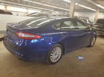 2014 Ford Fusion Se Hybrid Blue vin: 3FA6P0LU2ER135353