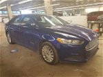 2014 Ford Fusion Se Hybrid Blue vin: 3FA6P0LU2ER135353