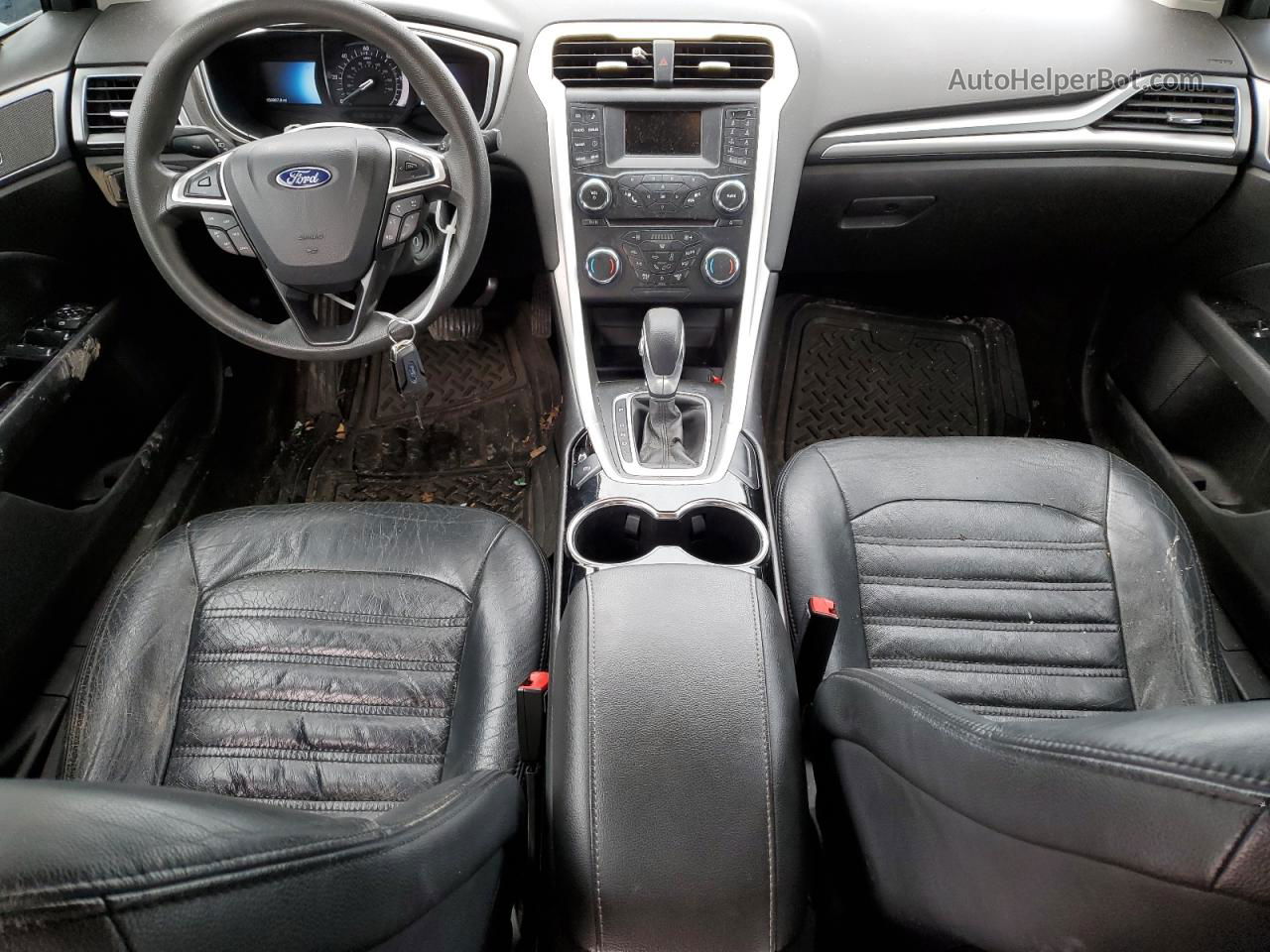 2014 Ford Fusion Se Hybrid Серебряный vin: 3FA6P0LU2ER195665