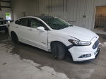 2014 Ford Fusion Se Hybrid White vin: 3FA6P0LU2ER250700