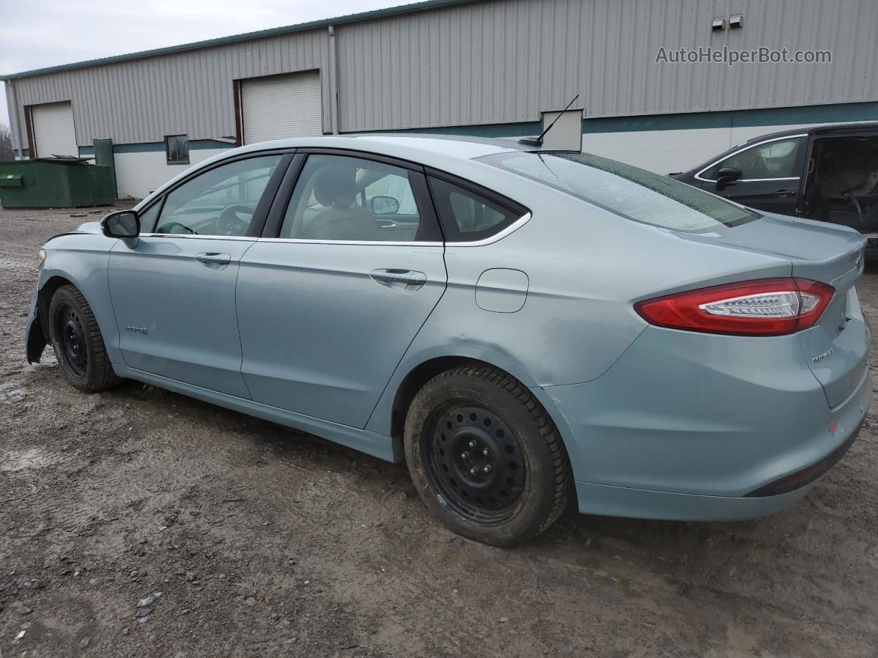 2014 Ford Fusion Se Hybrid Turquoise vin: 3FA6P0LU2ER288458