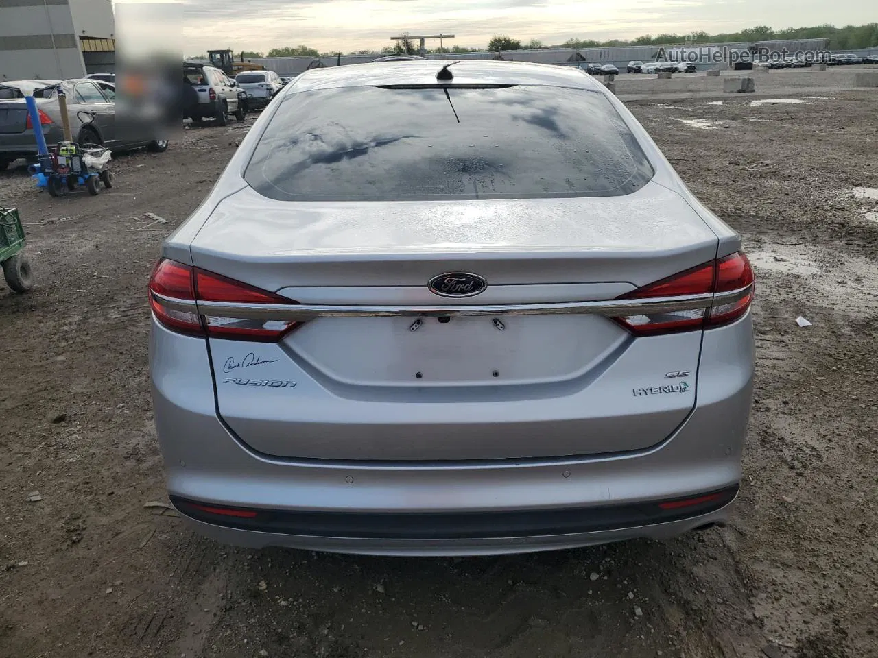 2017 Ford Fusion Se Hybrid Silver vin: 3FA6P0LU2HR280090