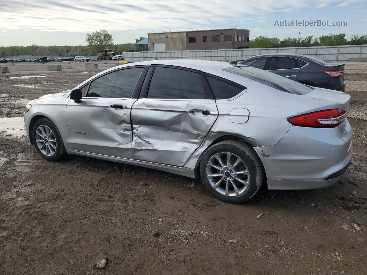 2017 Ford Fusion Se Hybrid Silver vin: 3FA6P0LU2HR280090