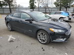 2017 Ford Fusion Se Hybrid Black vin: 3FA6P0LU2HR314304