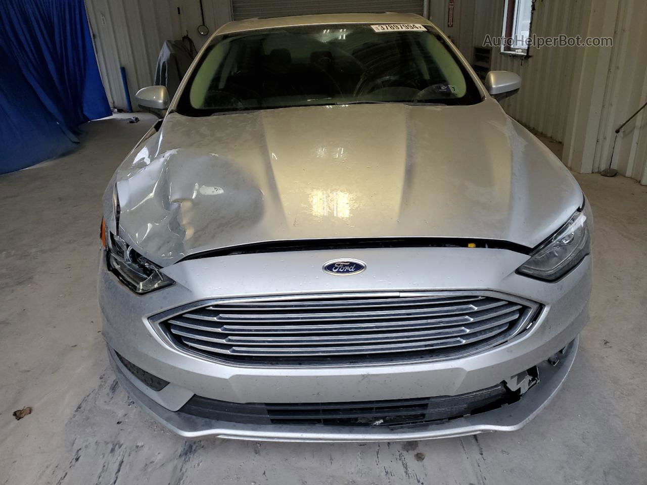 2017 Ford Fusion Se Hybrid Silver vin: 3FA6P0LU2HR357637