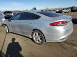 2018 Ford Fusion Se Hybrid Серебряный vin: 3FA6P0LU2JR208652