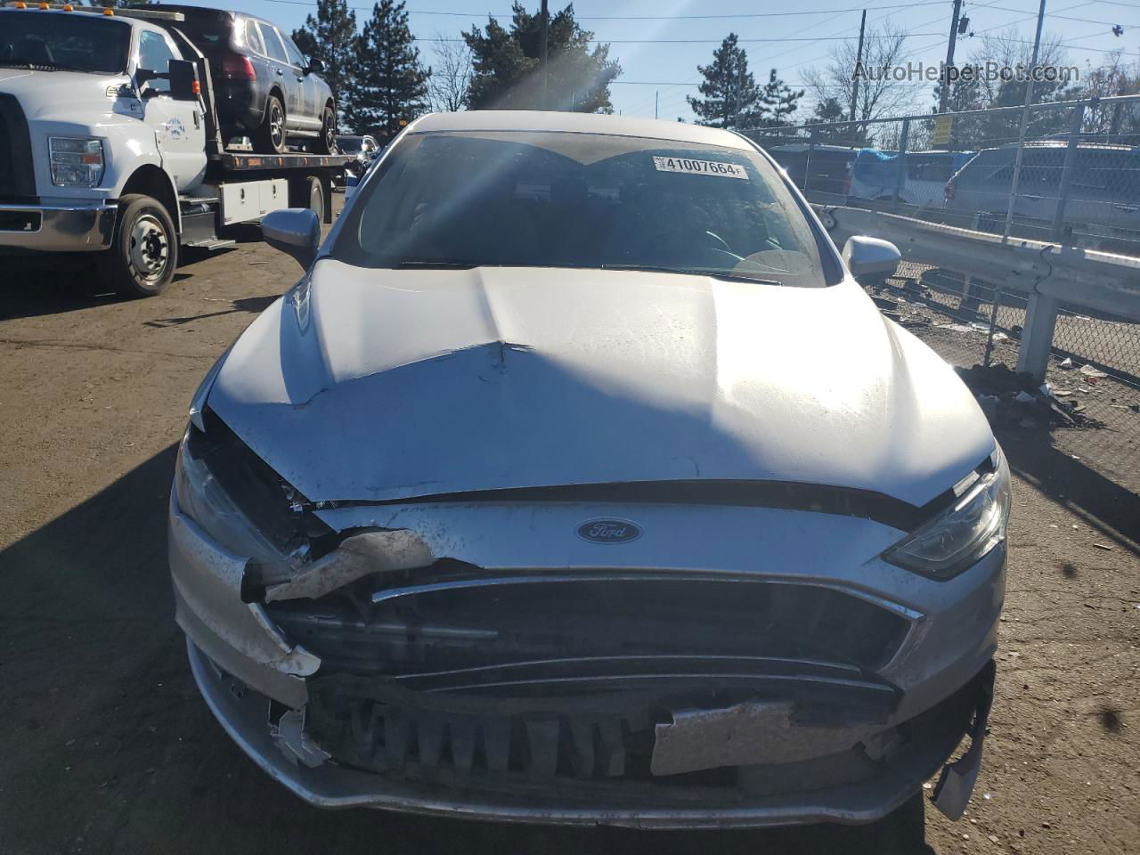 2018 Ford Fusion Se Hybrid Серебряный vin: 3FA6P0LU2JR208652