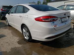 2018 Ford Fusion Se Hybrid White vin: 3FA6P0LU2JR276434