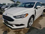 2018 Ford Fusion Se Hybrid White vin: 3FA6P0LU2JR276434