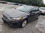 2019 Ford Fusion Se Silver vin: 3FA6P0LU2KR101151