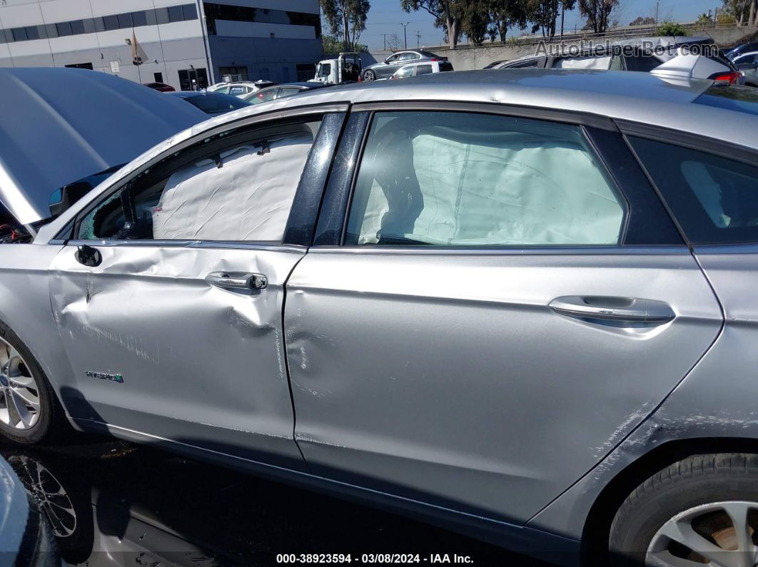 2019 Ford Fusion Hybrid Se Silver vin: 3FA6P0LU2KR126132