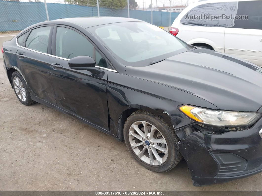 2019 Ford Fusion Hybrid Se Black vin: 3FA6P0LU2KR134375