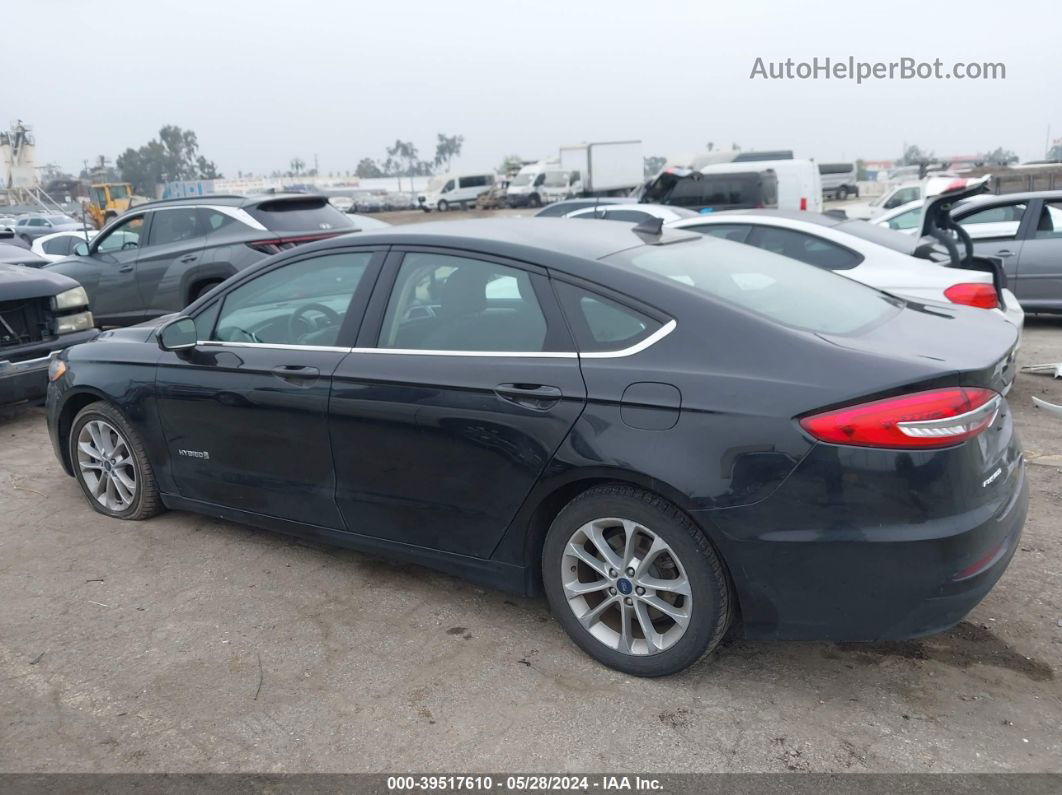 2019 Ford Fusion Hybrid Se Black vin: 3FA6P0LU2KR134375