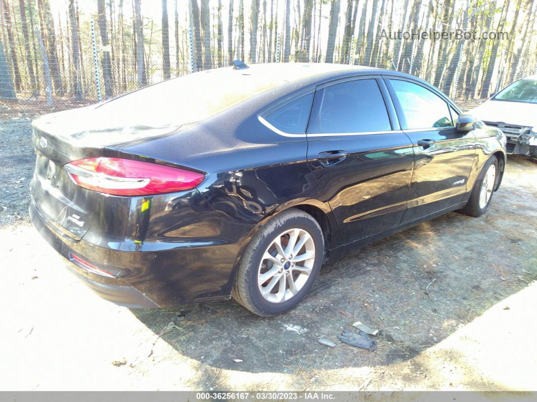 2019 Ford Fusion Hybrid Se Black vin: 3FA6P0LU2KR177162