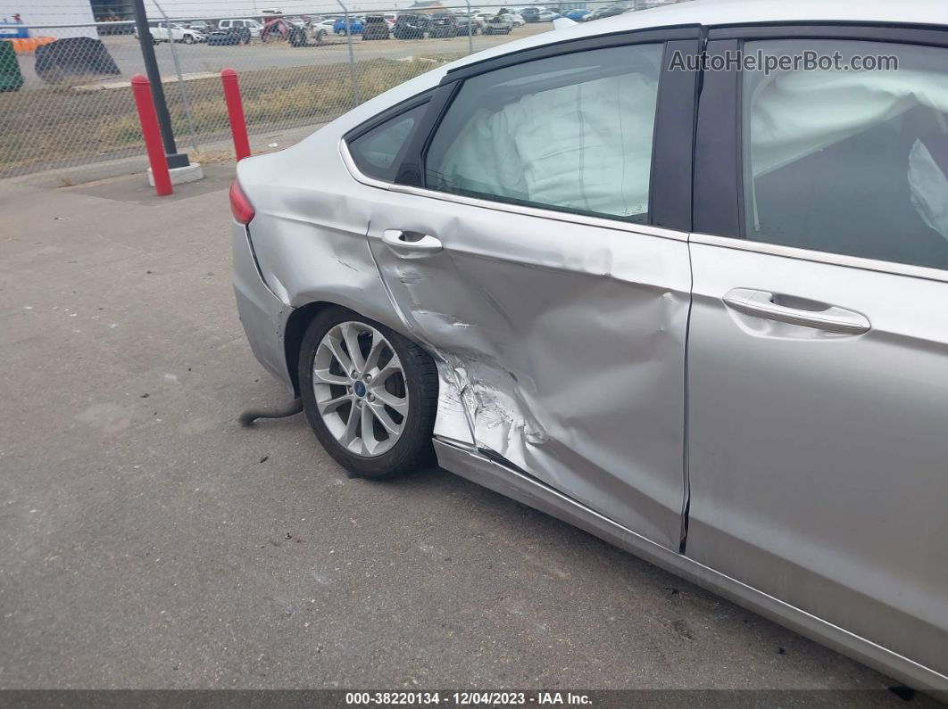 2019 Ford Fusion Hybrid Se Silver vin: 3FA6P0LU2KR187934