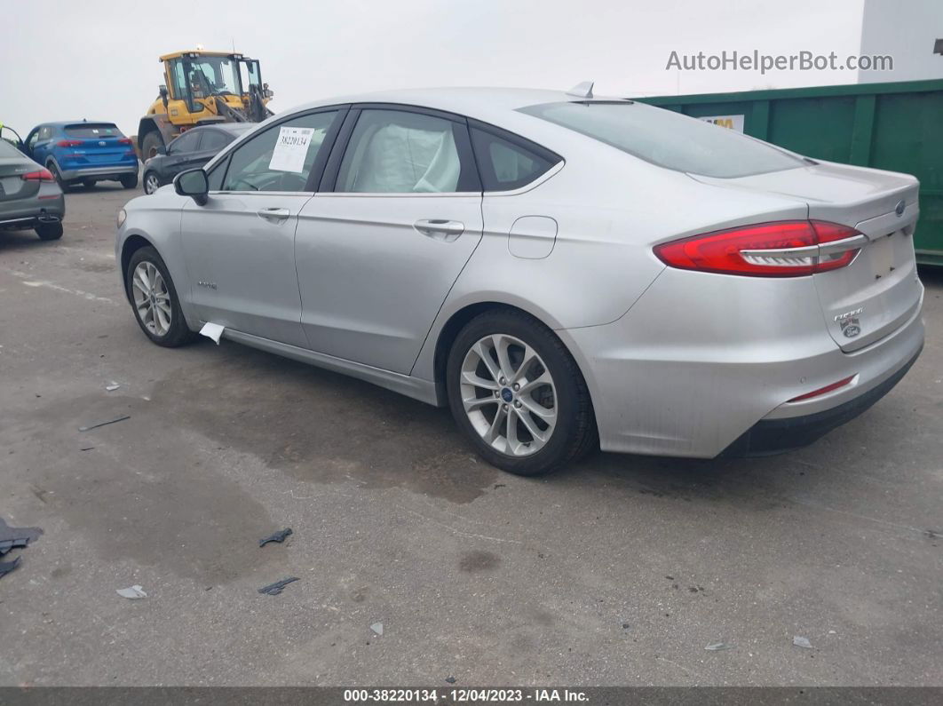 2019 Ford Fusion Hybrid Se Silver vin: 3FA6P0LU2KR187934