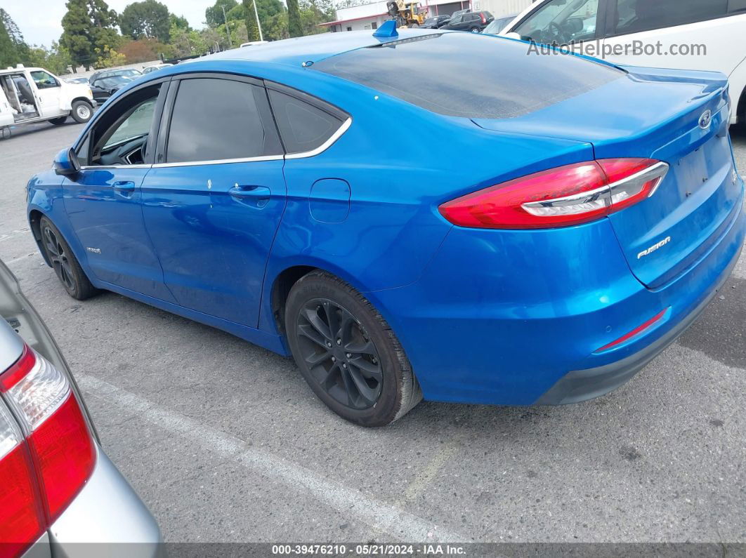 2019 Ford Fusion Hybrid Se Blue vin: 3FA6P0LU2KR200231