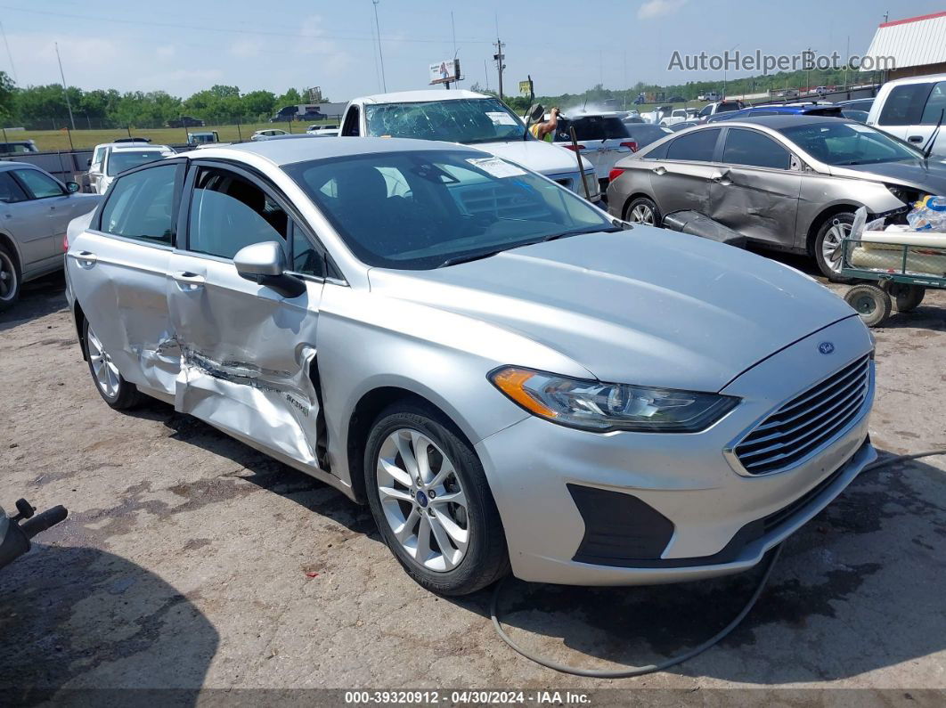 2019 Ford Fusion Hybrid Se Silver vin: 3FA6P0LU2KR223119