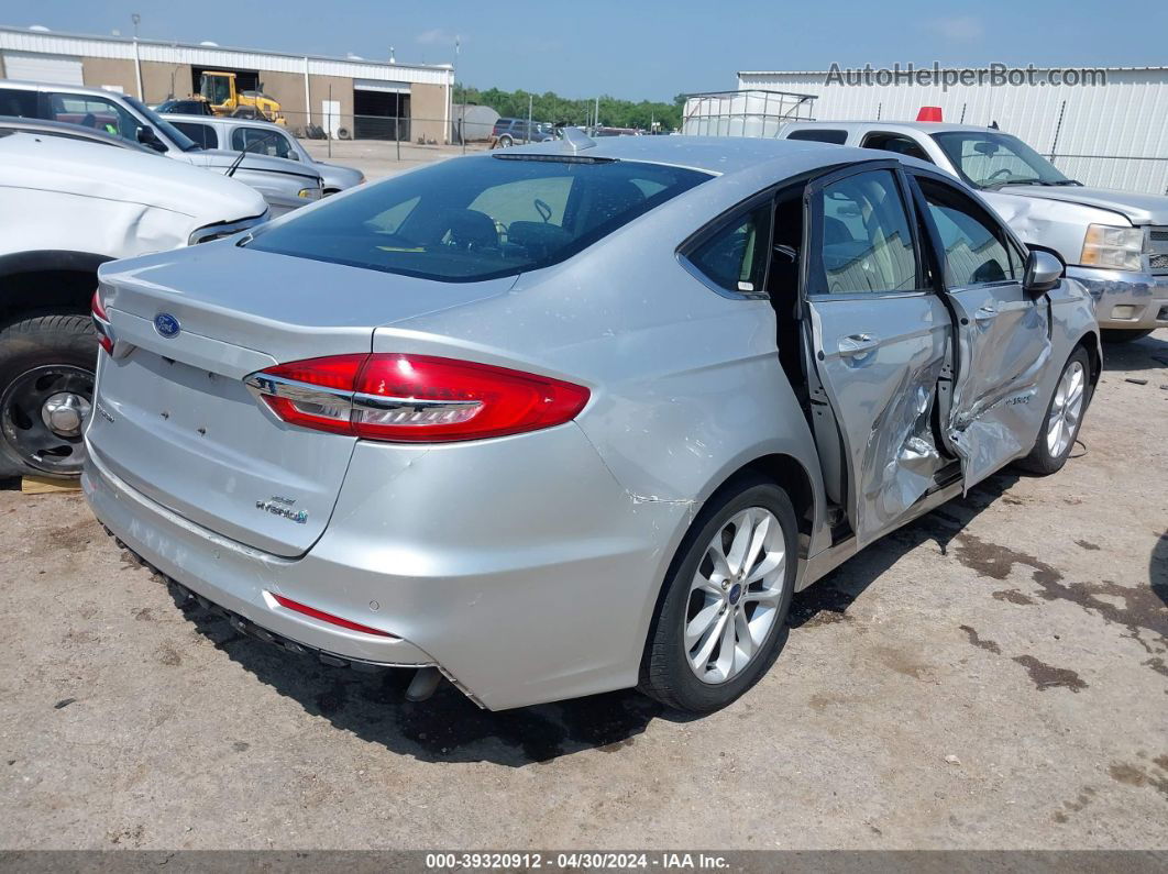 2019 Ford Fusion Hybrid Se Silver vin: 3FA6P0LU2KR223119