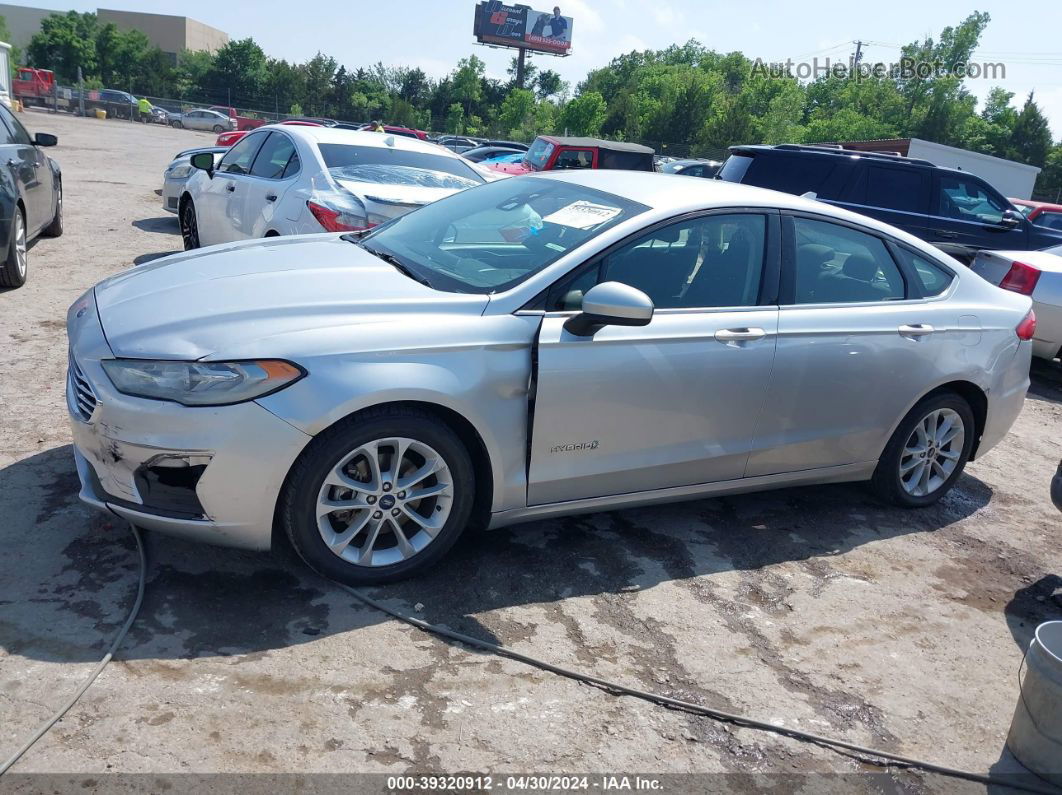 2019 Ford Fusion Hybrid Se Silver vin: 3FA6P0LU2KR223119