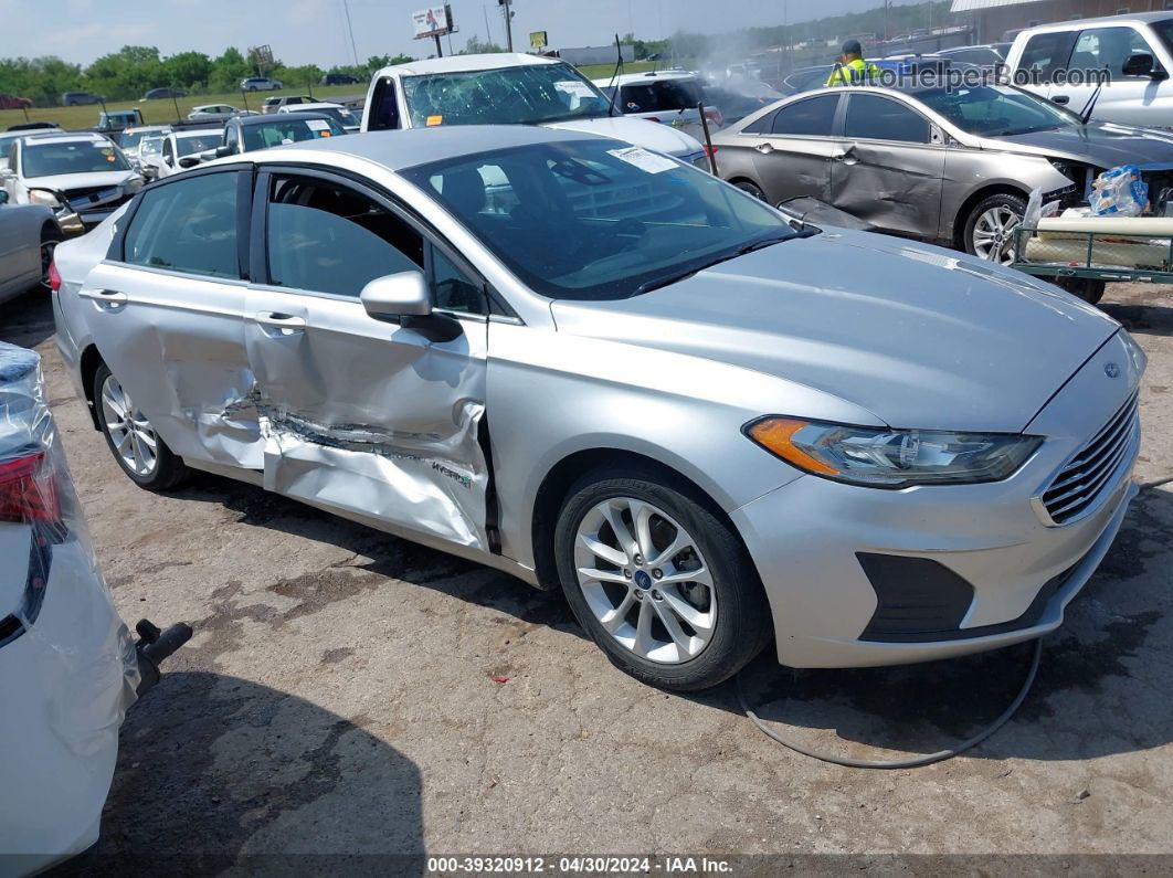 2019 Ford Fusion Hybrid Se Silver vin: 3FA6P0LU2KR223119