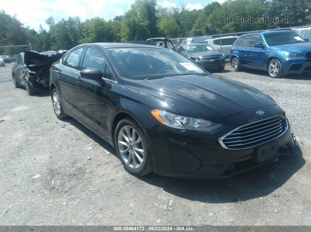 2019 Ford Fusion Hybrid Se Black vin: 3FA6P0LU2KR285359