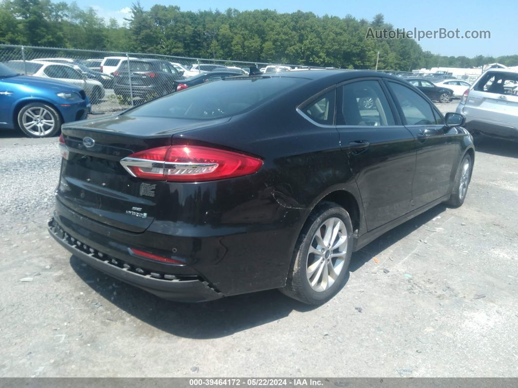 2019 Ford Fusion Hybrid Se Black vin: 3FA6P0LU2KR285359