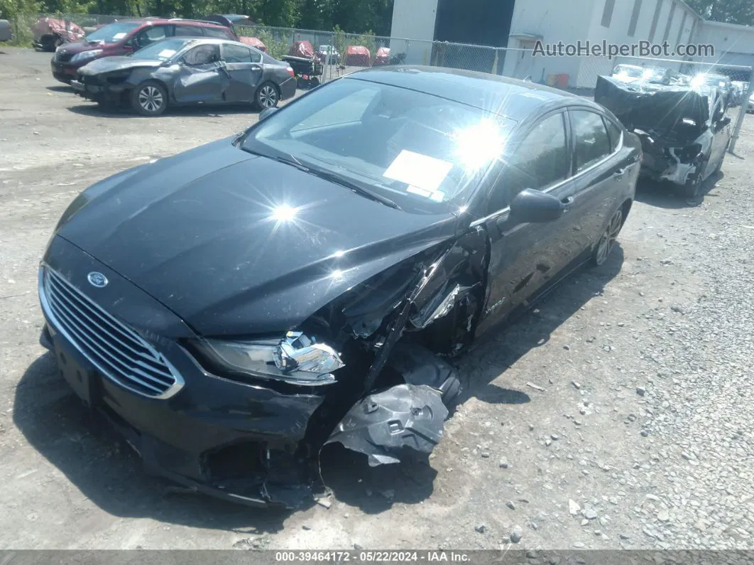 2019 Ford Fusion Hybrid Se Black vin: 3FA6P0LU2KR285359