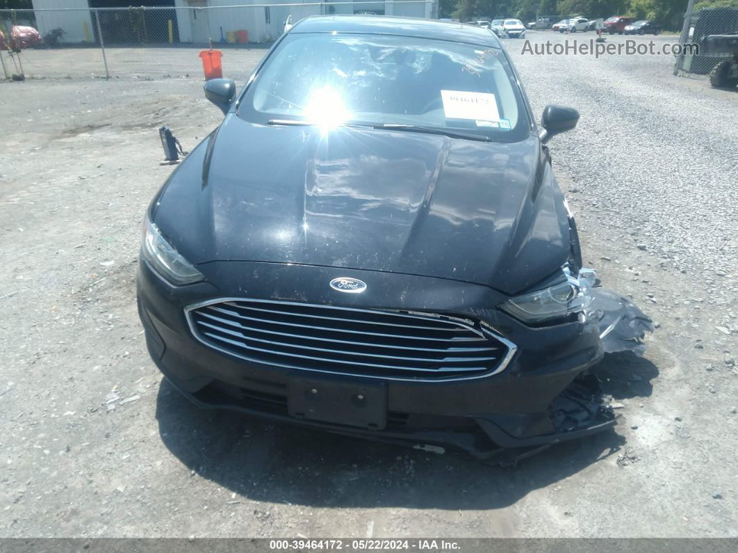 2019 Ford Fusion Hybrid Se Black vin: 3FA6P0LU2KR285359