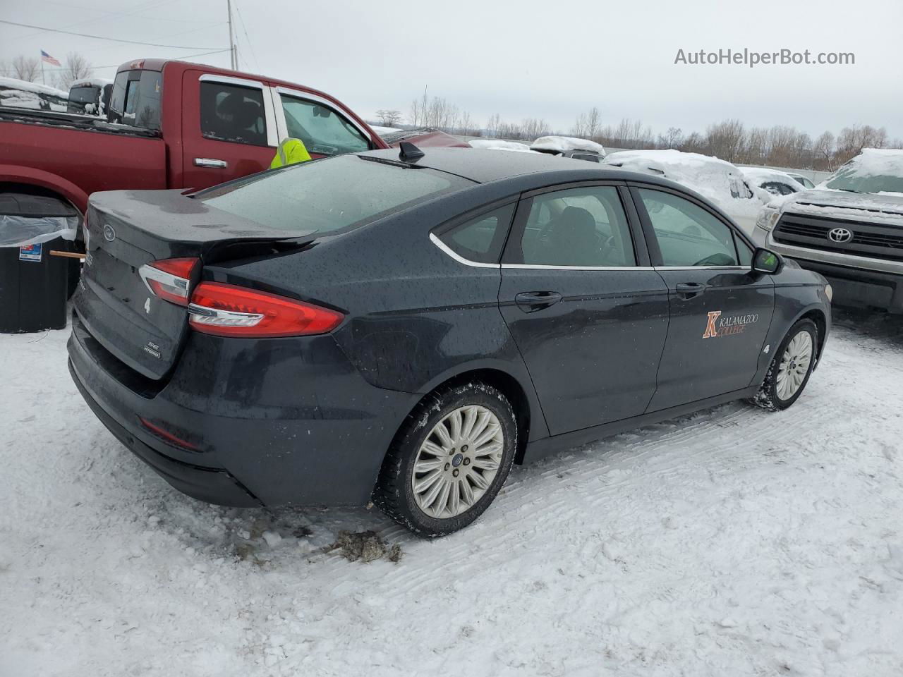 2020 Ford Fusion Se Black vin: 3FA6P0LU2LR110773